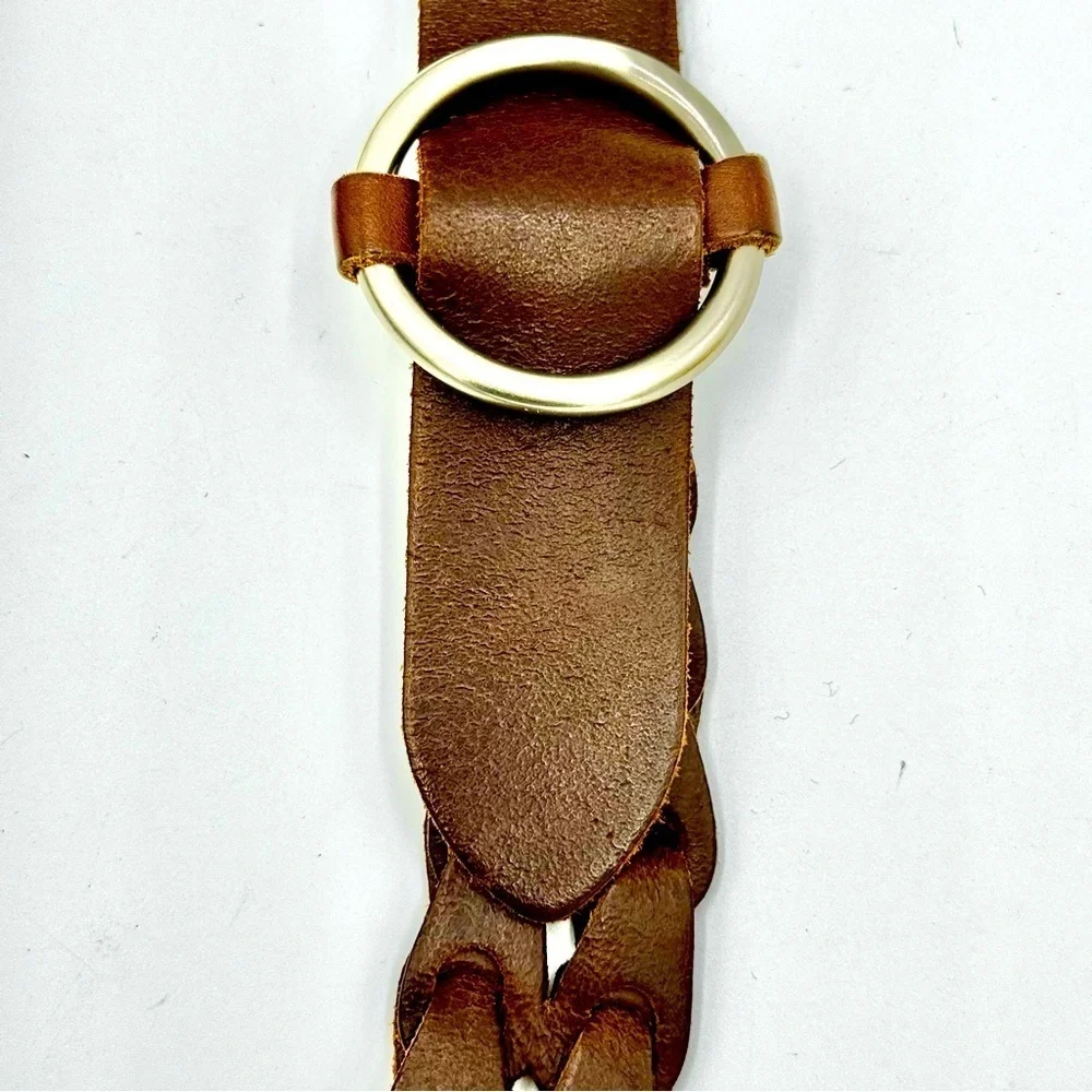 Candies Like New Italian Brown Leather Belt, L/XL‎